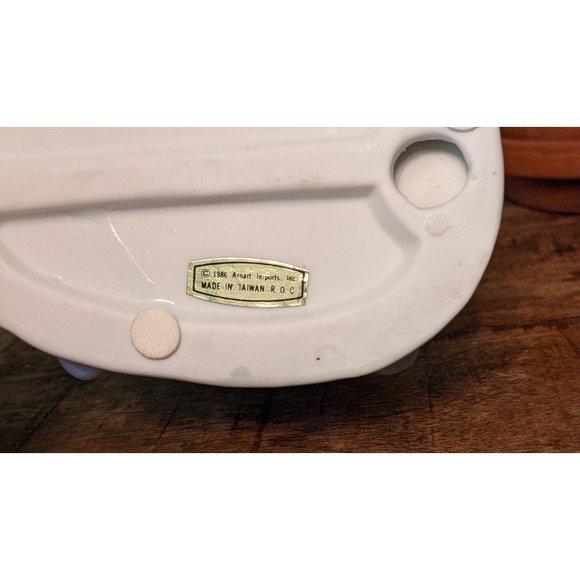 Vintage 1985 Arnart Figurine - Clown Teaching Boy Accordion - Picture 7 of 8